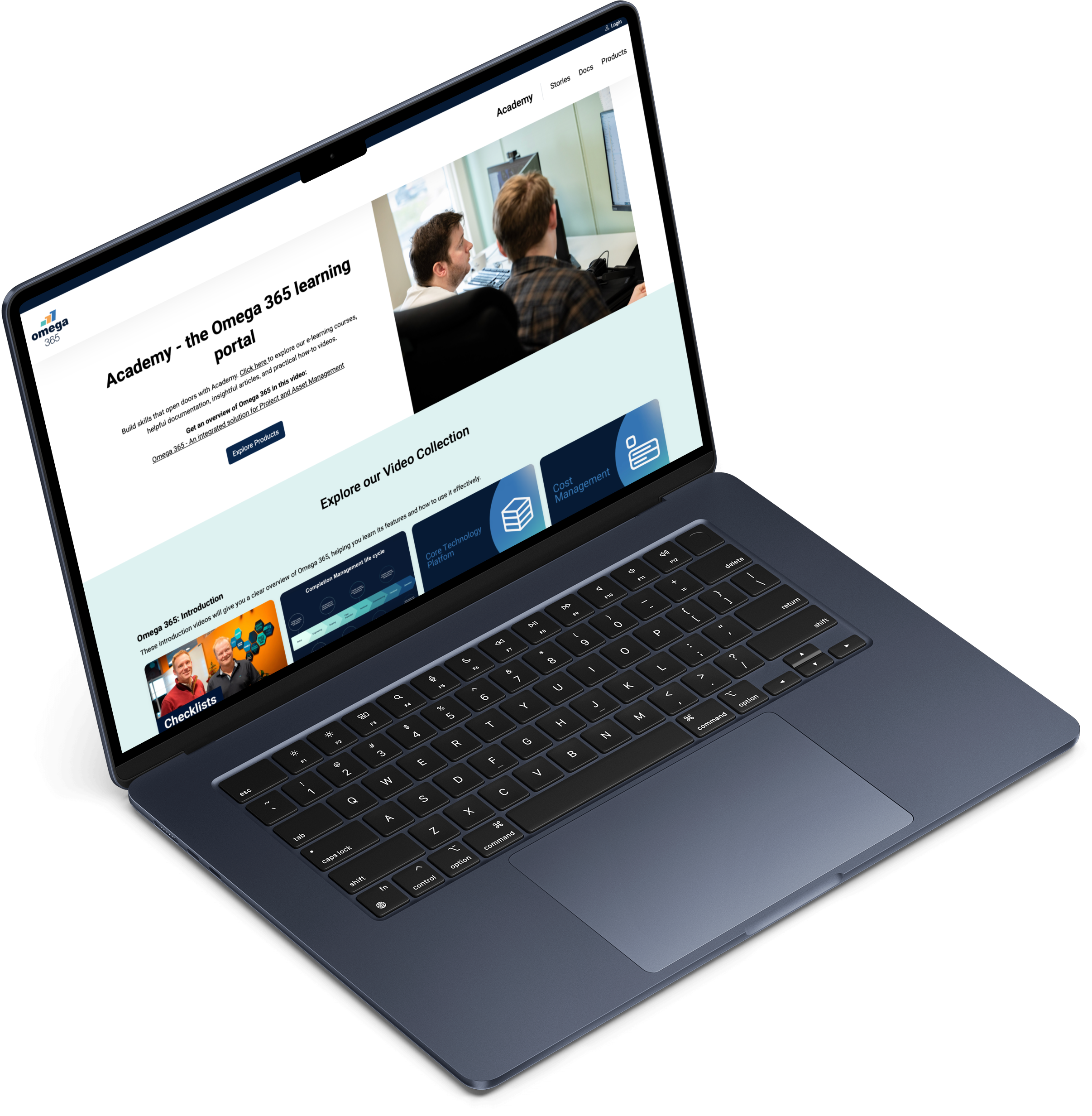 Bilde av academy mockup