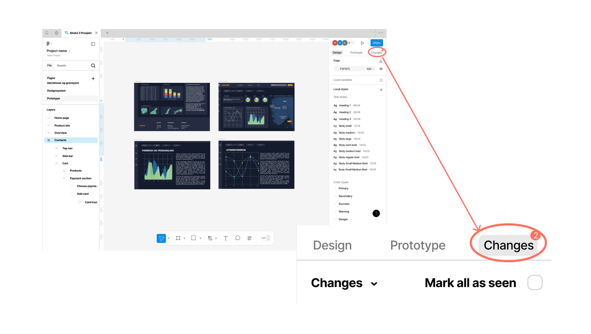 Bilde av changewatcher mockup